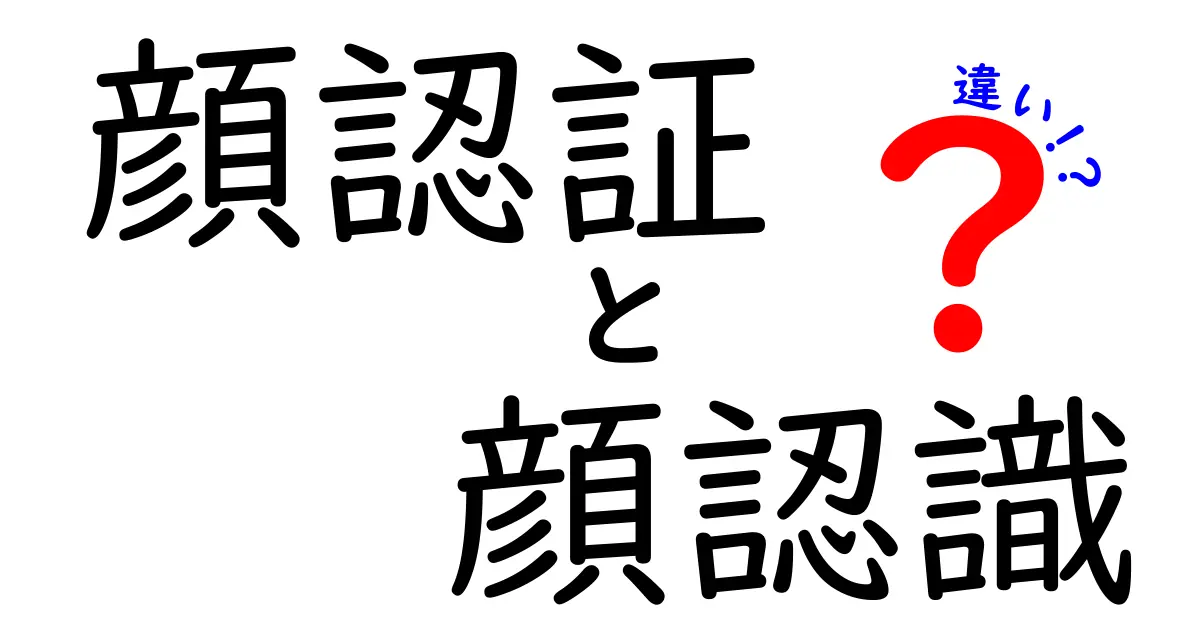 顔認証と顔認識の違いとは?初心者でもわかる仕組みと使い方のポイント
