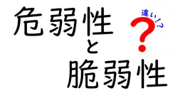 「危弱性」と「脆弱性」の違いとは？中学生にもわかる簡単解説！