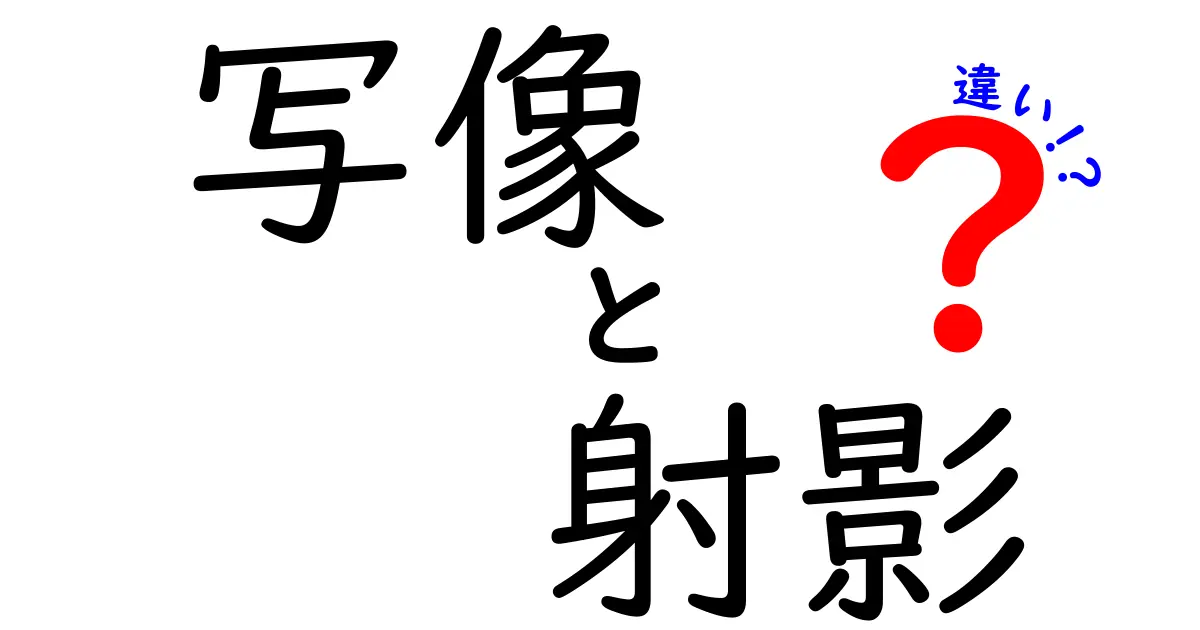 写像と射影の違いを徹底解説！中学生にも伝わる基礎と見逃しポイント