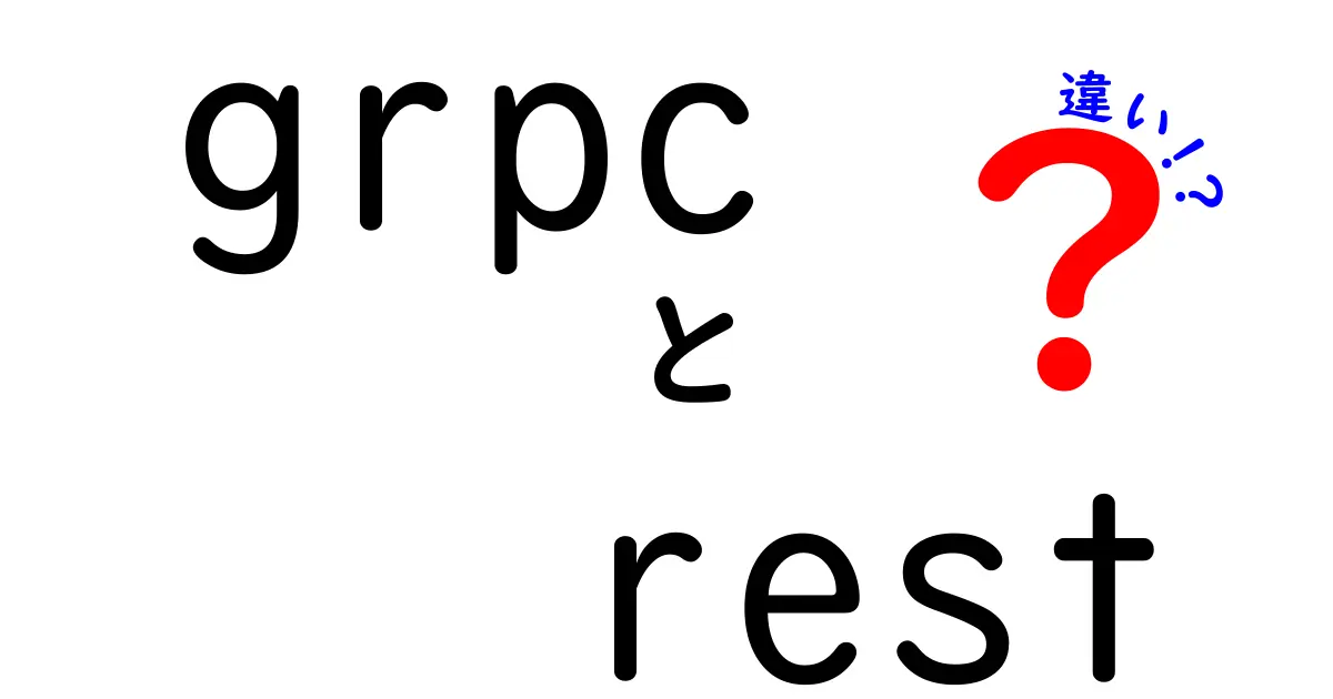 grpcとrestの違いを徹底解説!中学生にも分かるやさしいAPIの世界