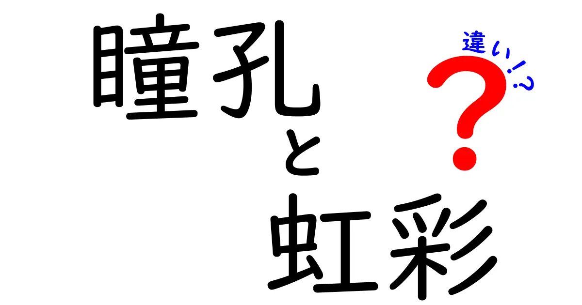瞳孔と虹彩の違いを徹底解説！目の不思議な構造とは？