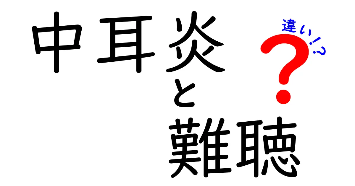 中耳炎と難聴の違いを徹底解説 子どもにも分かる見分け方