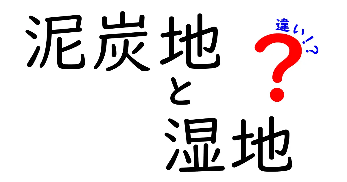 泥炭地と湿地の違いとは?自然環境の特徴をわかりやすく解説!
