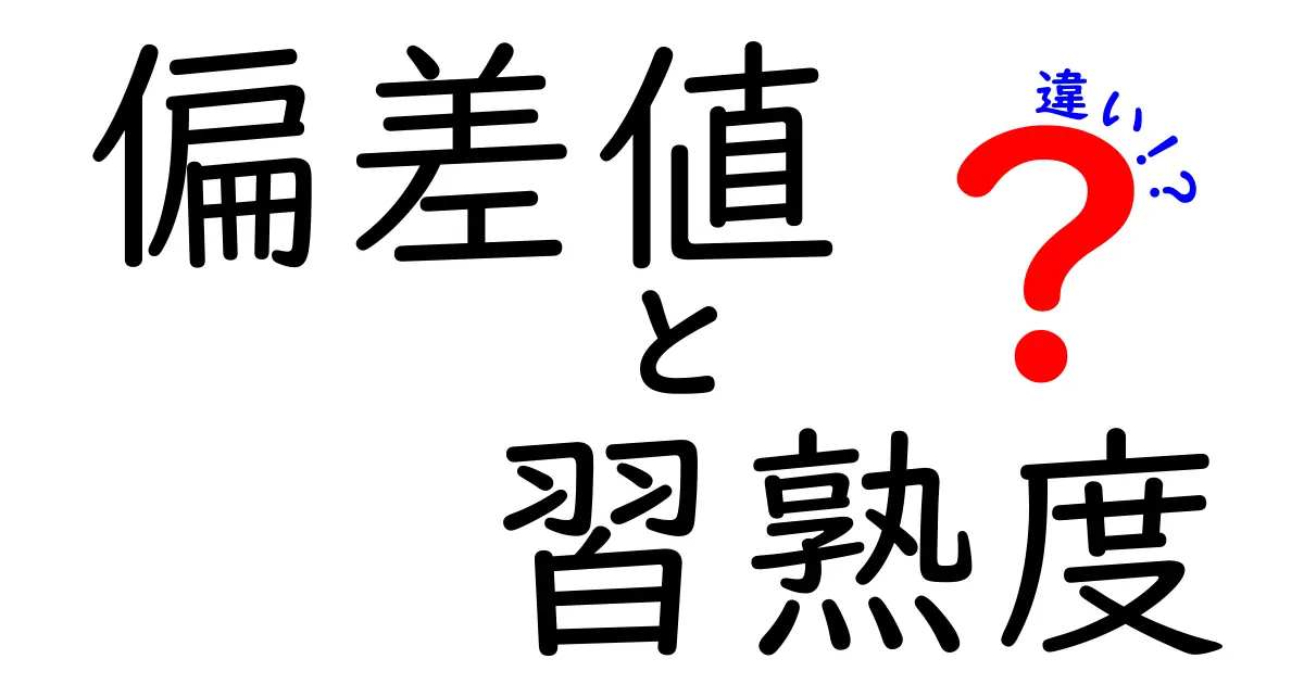 偏差値と習熟度の違いを理解して成績アップ!勉強法を変えるヒント