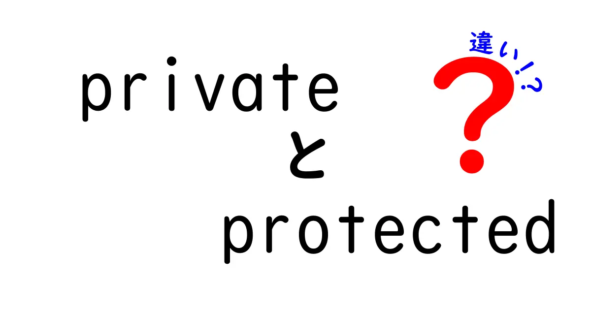 【必見】privateとprotectedの違いを完全解説！初心者でも分かるAPI設計の基本