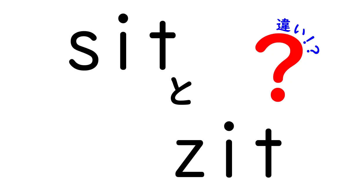 sitとzitの違いを徹底解説!正しい使い分けと間違えやすいポイント