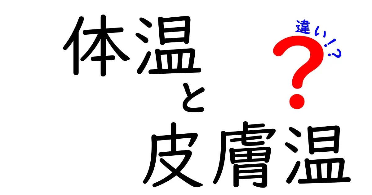 体温と皮膚温の違いを徹底解説!中学生にもわかる見分け方と日常のヒント