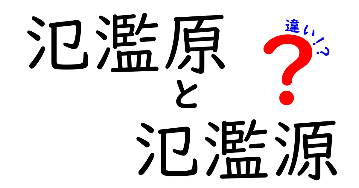 氾濫原と氾濫源の違いとは?自然環境の基本をやさしく解説!