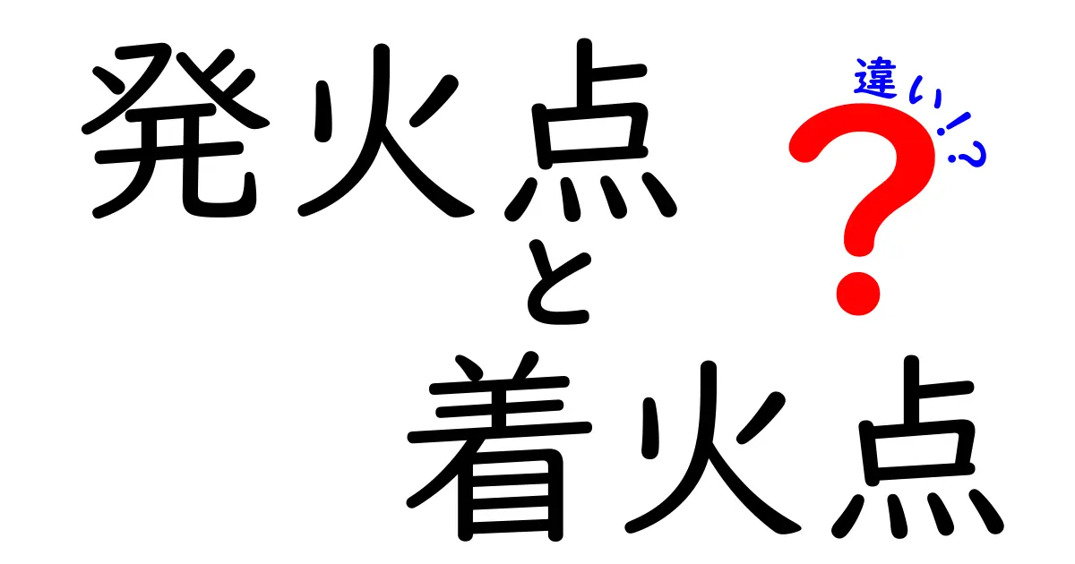 【発火点と着火点の違いを徹底解説】止まらない疑問をスッキリ解決！