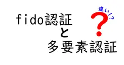 【超カンタン比較】FIDO認証と多要素認証の違いって何？セキュリティの基本をわかりやすく解説！