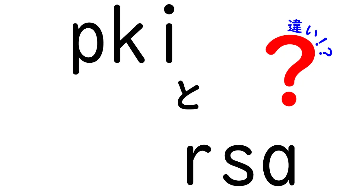 PKIとRSAの違いをわかりやすく解説！初心者でも理解できる暗号技術の基本知識