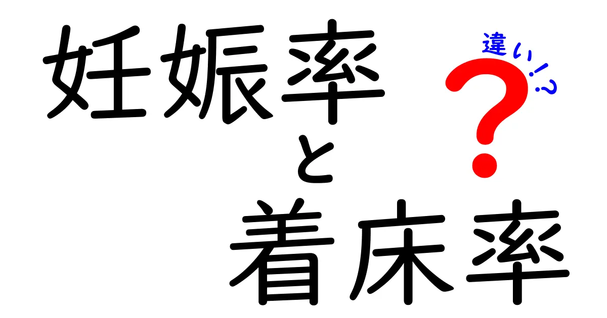 妊娠率と着床率の違いを徹底解説!意味・計算方法・日常の疑問までわかりやすく