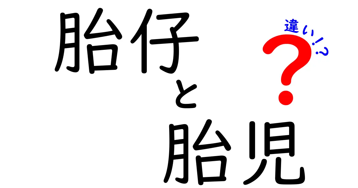 胎仔と胎児の違いを徹底解説！意味のズレと使い分けを中学生にもわかる言葉で