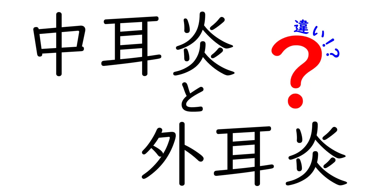 中耳炎と外耳炎の違いを徹底解説—これで見分け方とケアが分かる