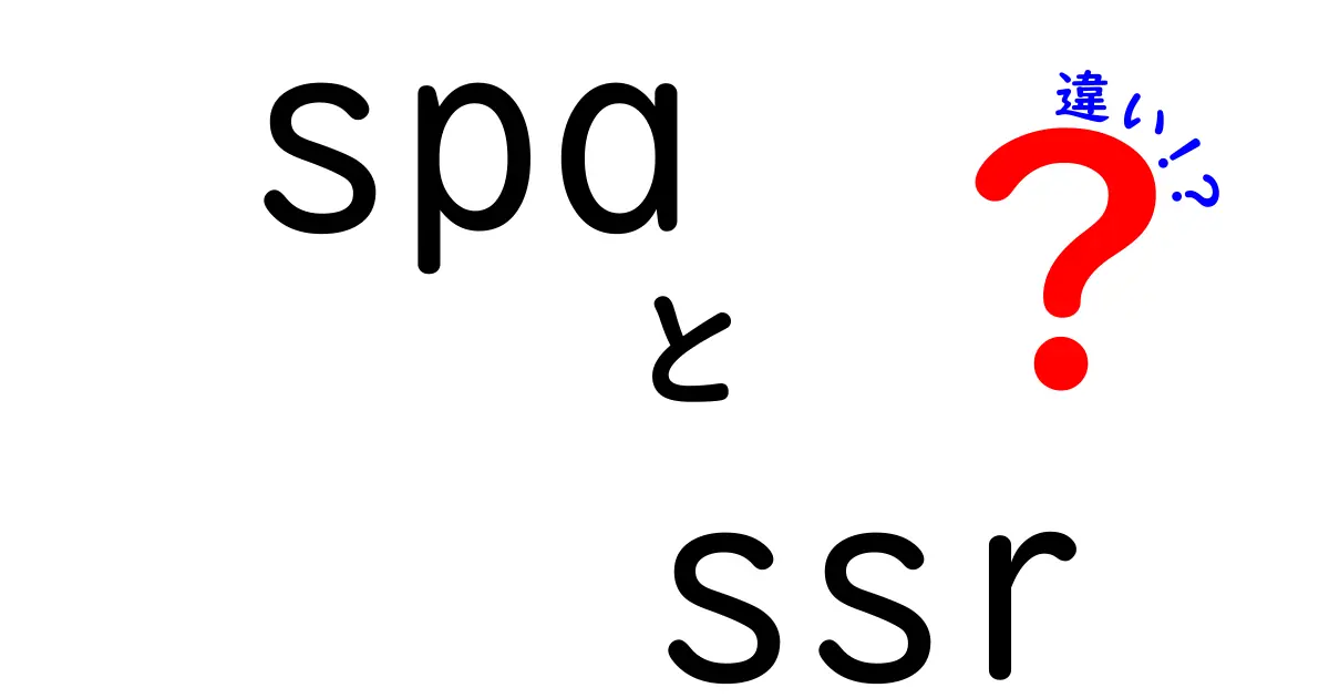 SPAとSSRの違いを徹底解説｜初心者にも分かる使い分けガイド