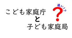 こども家庭庁と子ども家庭局の違いを徹底解説:役割・組織・実務のポイントを中学生にもわかる言葉で