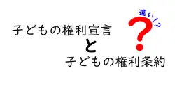 子どもの権利宣言と子どもの権利条約の違いを徹底解説!法的拘束力と実際の運用の差を学ぼう