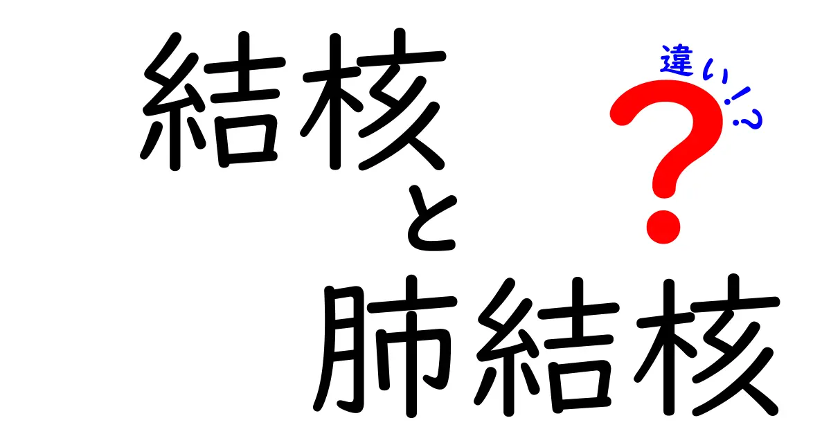 結核と肺結核の違いを徹底解説!結核・肺結核の違いがすぐ分かるポイントまとめ