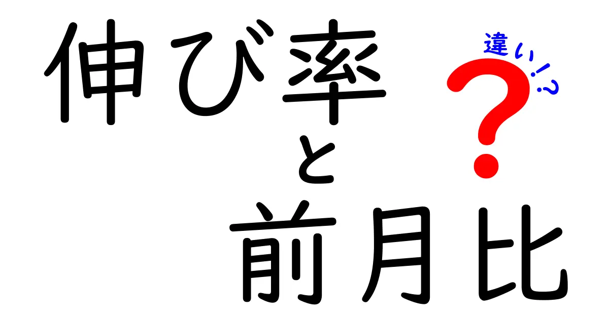伸び率と前月比の違いを徹底解説！数字の意味と使い分けを今すぐ理解する方法