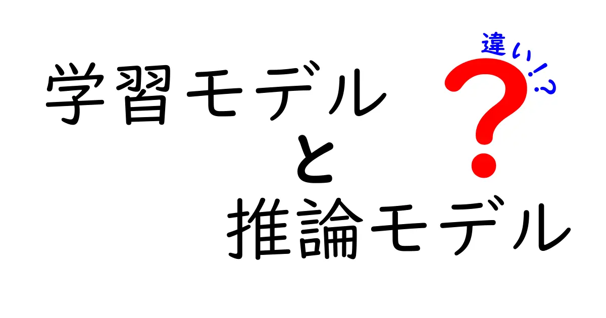 学習モデルと推論モデルの違いを完全ガイド|中学生にもわかる実例つき