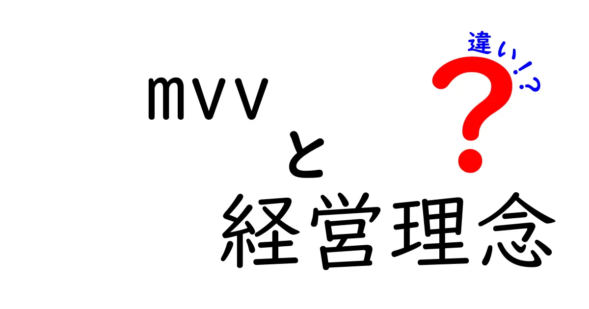 MVVと経営理念の違いを徹底解説:ミッション・ビジョン・バリューの意味と実務での使い方