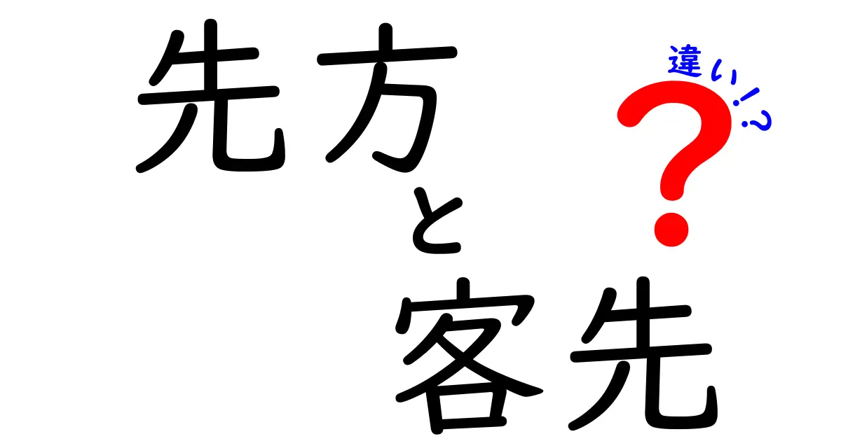 先方と客先の違いを徹底解説!ビジネス用語の使い分けを身につけよう