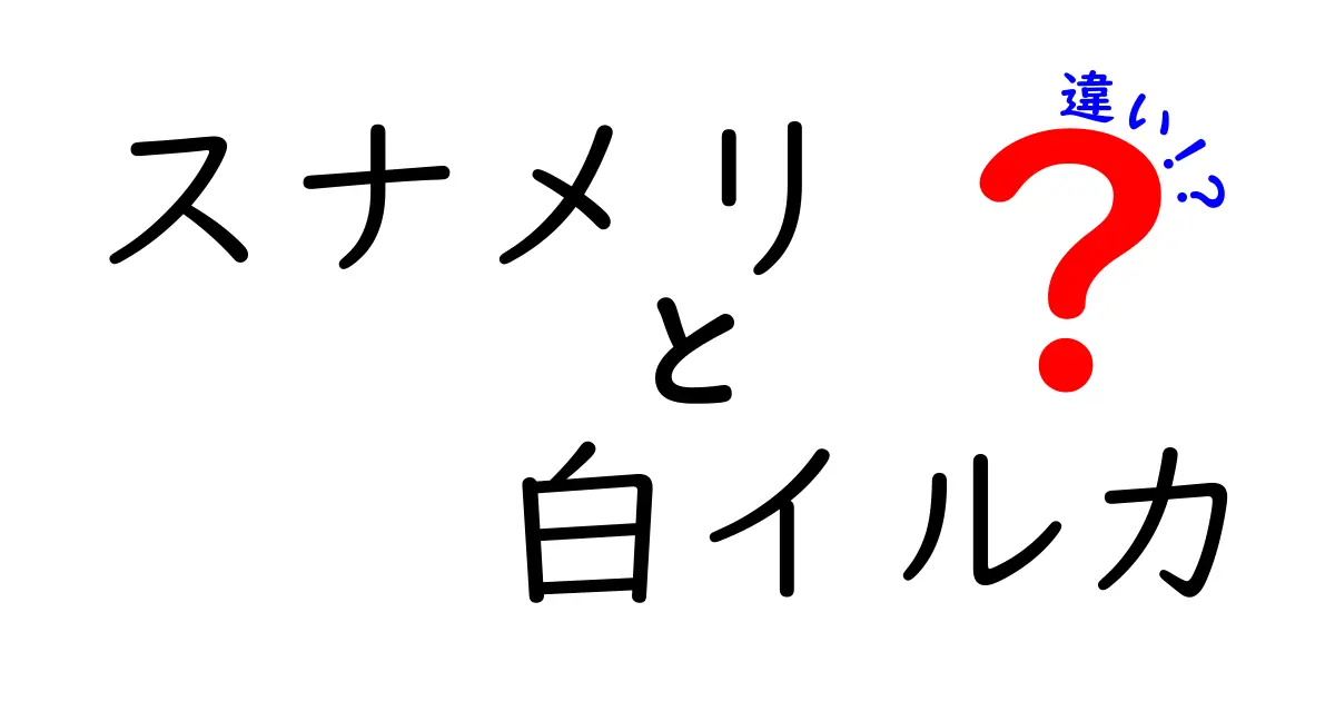 スナメリと白イルカの違いを完全解説|見分け方と生態のポイント