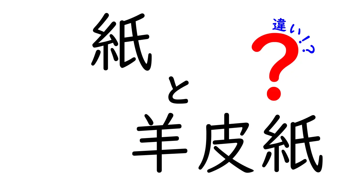 紙と羊皮紙の違いを徹底解説!歴史と使い分けを学ぶ入門ガイド