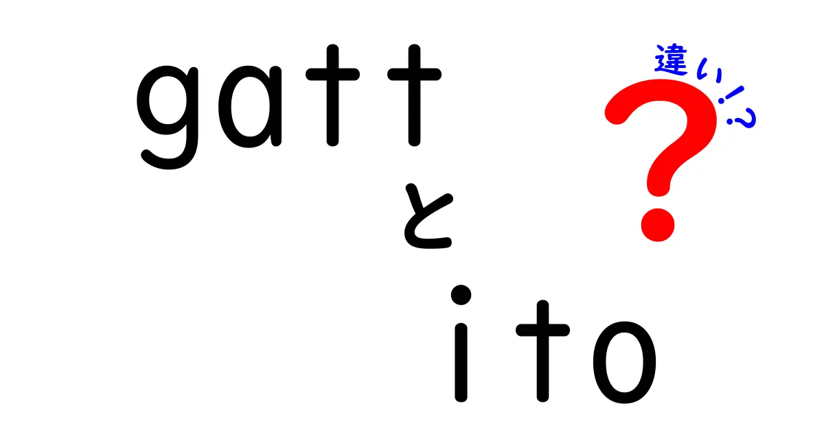 GATTとITOの違いを徹底解説|歴史・役割・WTOへの影響を中学生にもわかる解説