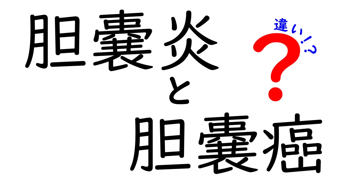 胆嚢炎と胆嚢癌の違いを正しく知ろう！症状・原因・治療・予後を分かりやすく解説