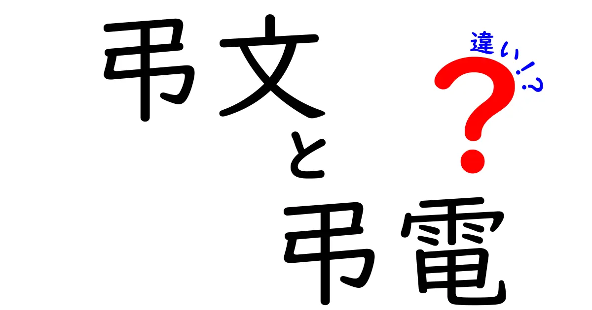 弔文と弔電の違いを徹底解説: いつ、誰に、どう伝えるべき？