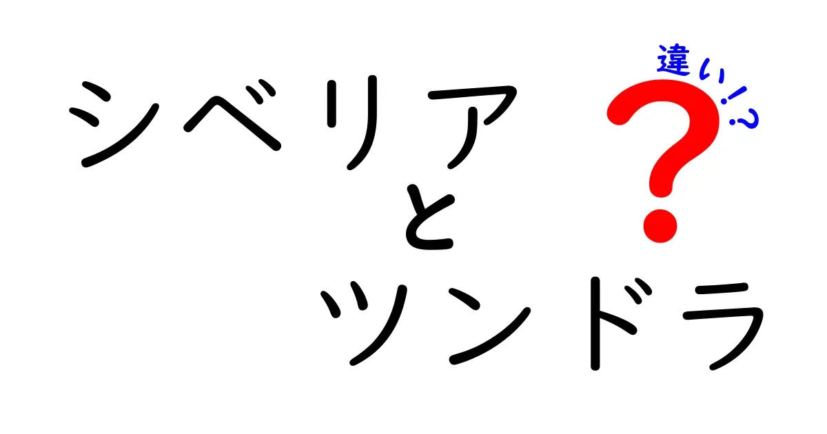 シベリア ツンドラ 違いをわかりやすく解説!地理を学ぶための3つのポイント