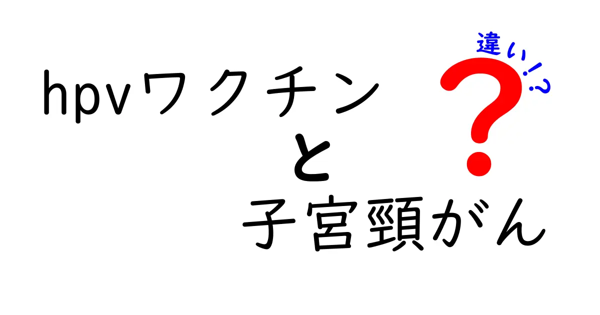 HPVワクチンと子宮頸がんの違いを徹底解説。予防と病気の関係を中学生にもわかりやすく