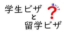 学生ビザと留学ビザの違いを徹底解説|誰がどっちを取るべき?わかりやすい基礎ガイド