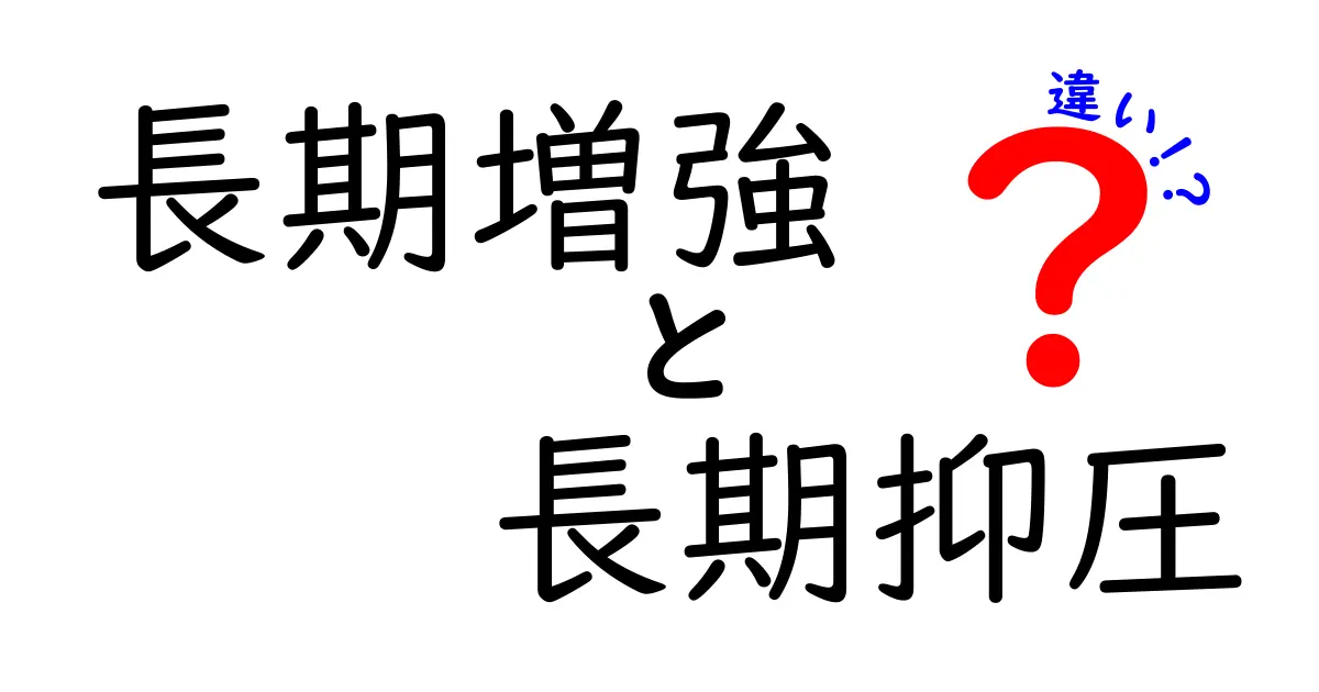 長期増強と長期抑圧の違いをわかりやすく解説!記憶の仕組みをひもとく入門ガイド