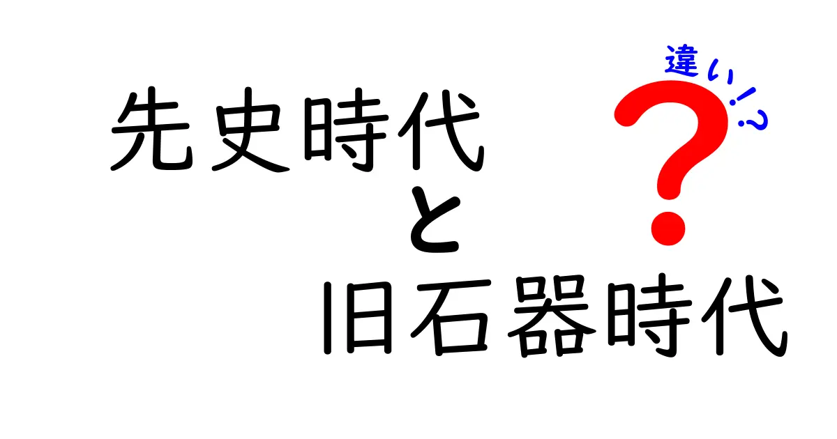 先史時代の違いを徹底解説!旧石器時代と新石器時代の違いを中学生にも分かりやすく
