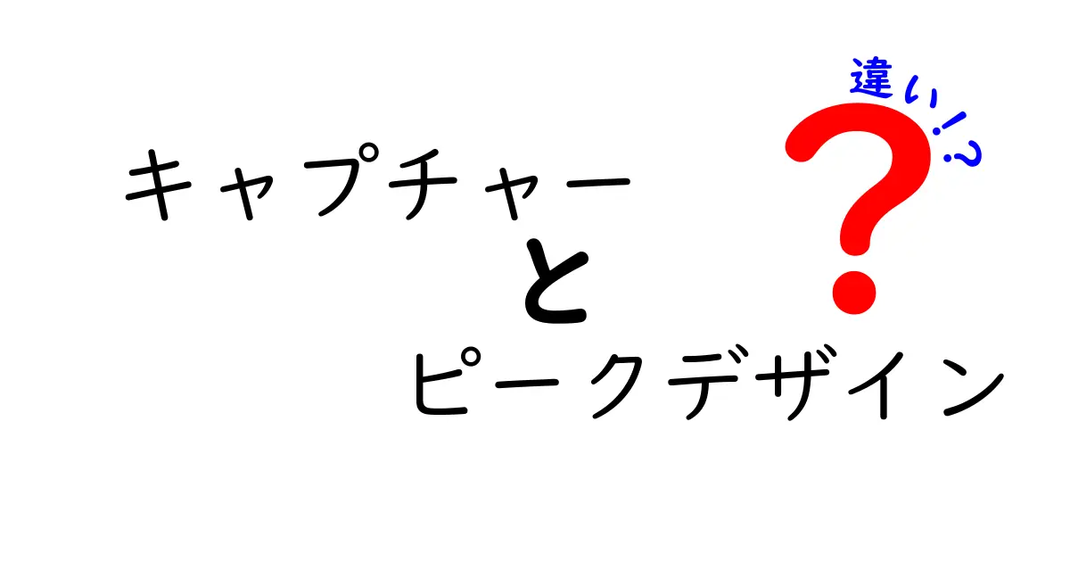 キャプチャーとピークデザインの違いを完全ガイド|写真初心者にも分かる選び方と使い分け