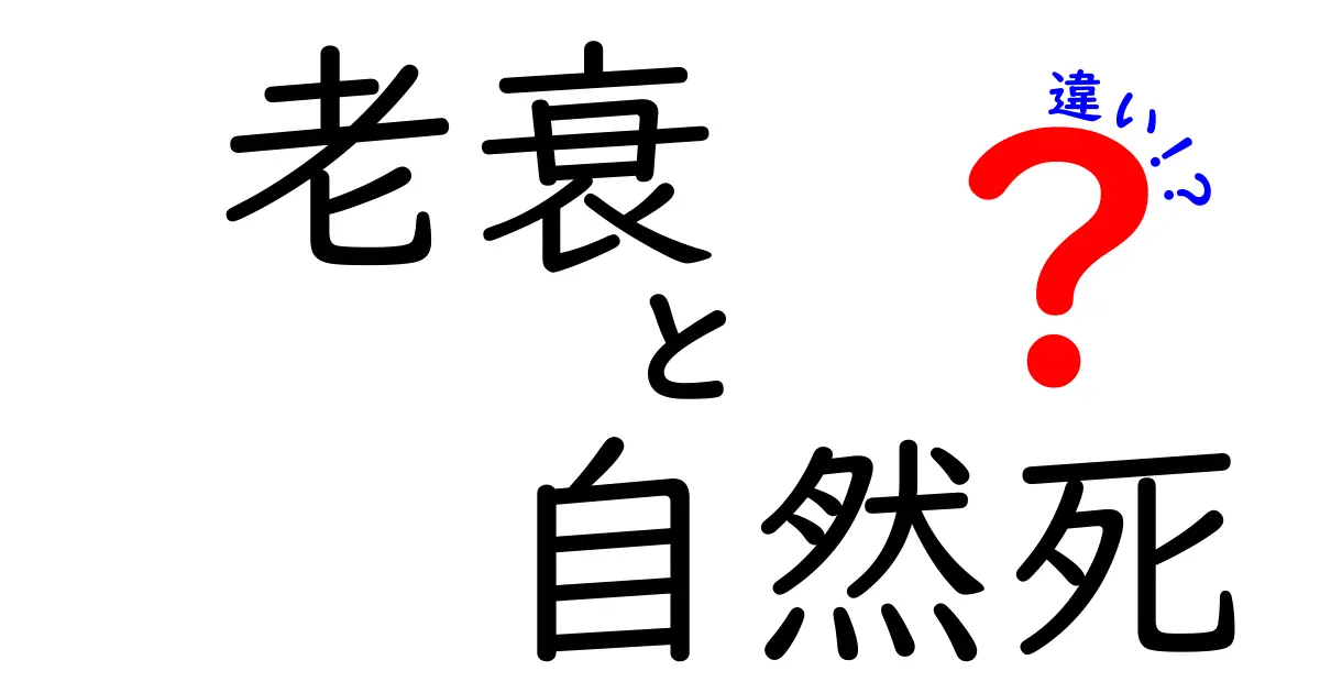 老衰と自然死の違いを徹底解説｜中学生にも伝わるやさしい見分け方