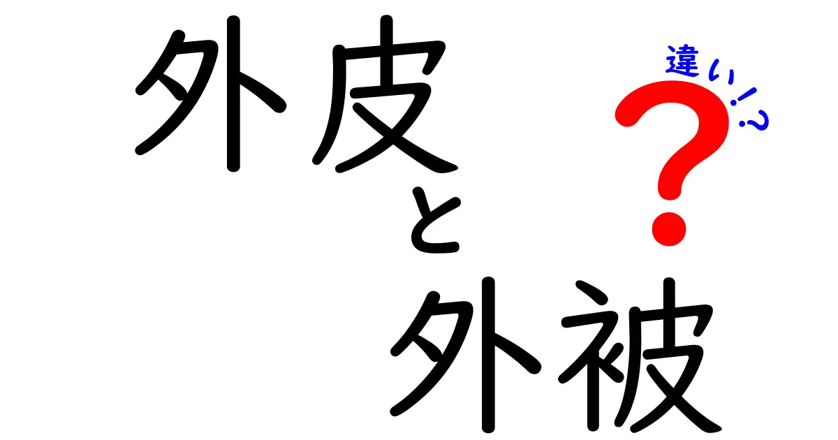 外皮と外被の違いを徹底解説|中学生にも分かるやさしい解説で理解度アップ