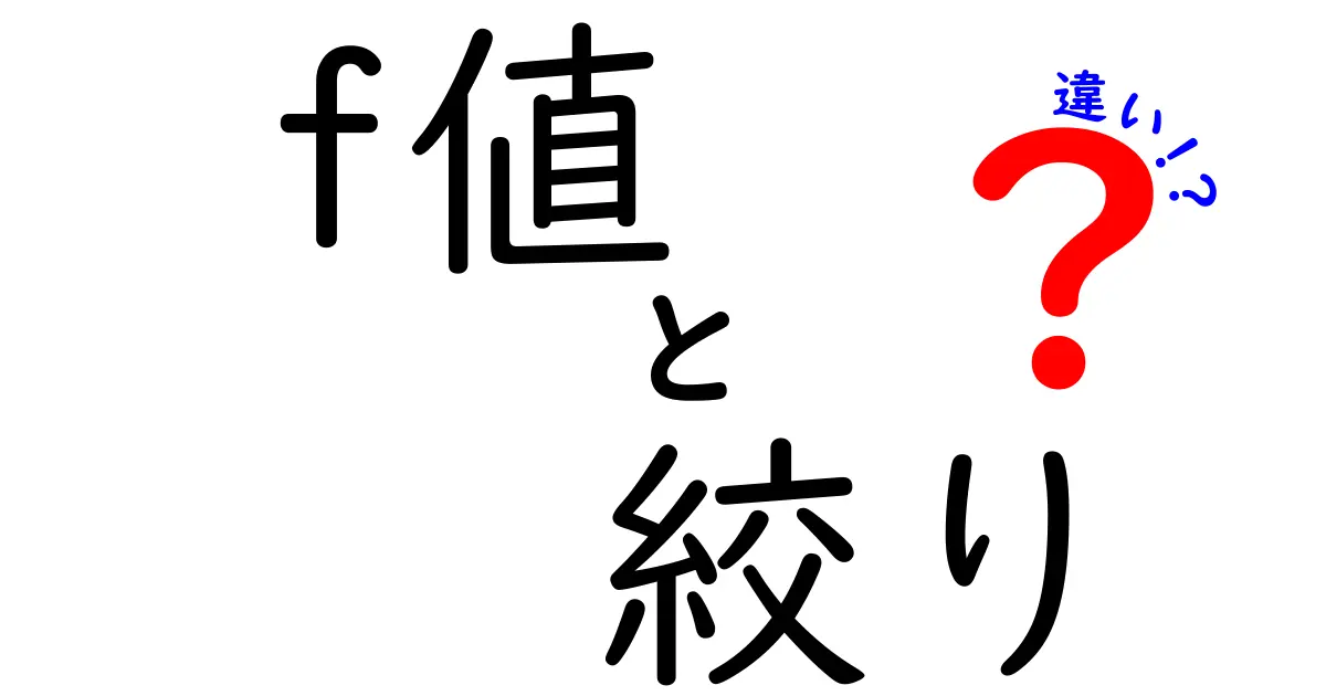 f値と絞りの違いを徹底解説｜写真初心者がつまずくポイントを分かりやすく解明
