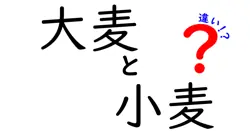 大麦と小麦の違いを徹底解説！味・栄養・用途まで丸わかりの完全ガイド