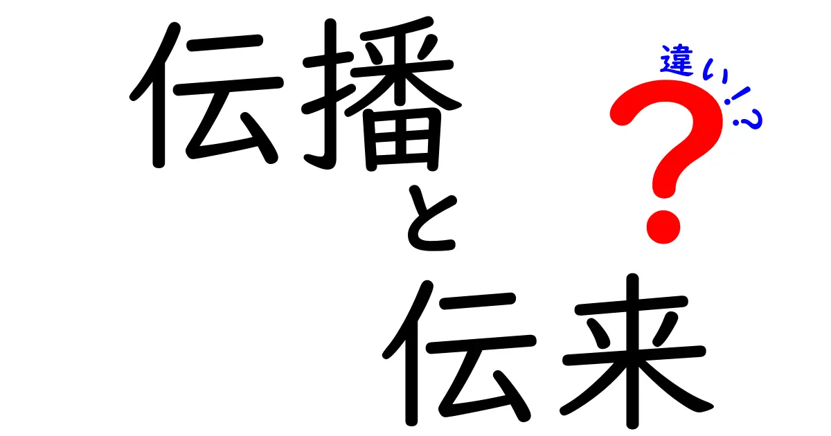 伝播と伝来の違いを完全解説:意味・使い分け・事例まで中学生にも分かるやさしいガイド
