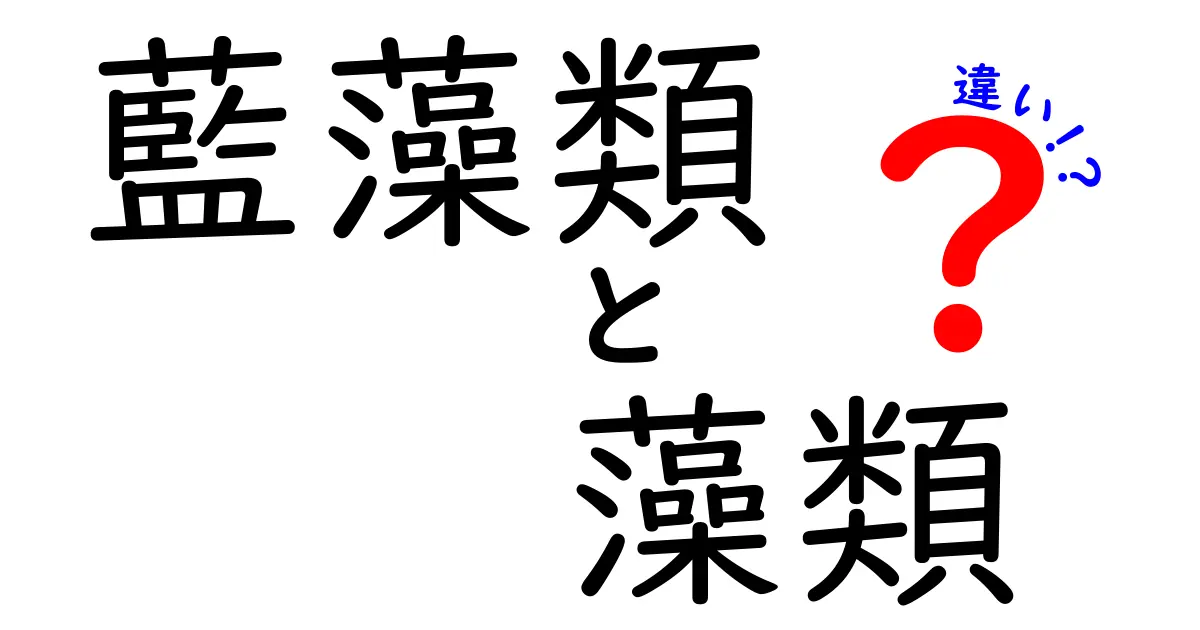藍藻類と藻類の違いを徹底解説!中学生にもわかるポイントと身近な見分け方