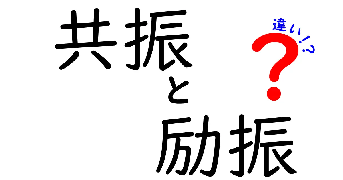 共振・励振・違いを徹底解説:身近な現象から学ぶ3つのポイント