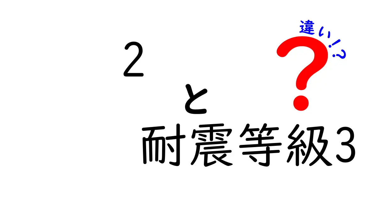 耐震等級3の“違い”を徹底解説｜耐震等級1・2との比較と選び方のポイント