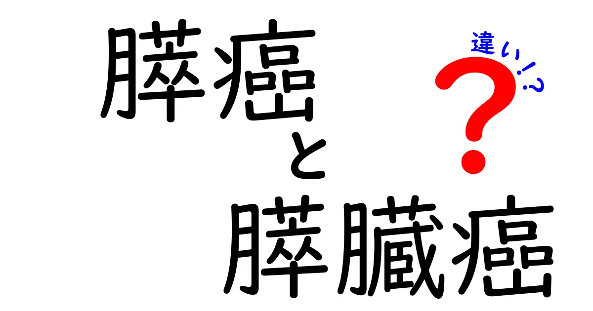 膵癌と膵臓癌の違いを徹底解説:語源から臨床までわかりやすく