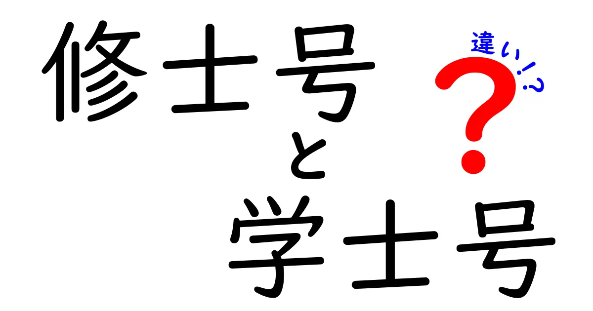 修士号と学士号の違いをわかりやすく解説！学位選びで後悔しないポイント