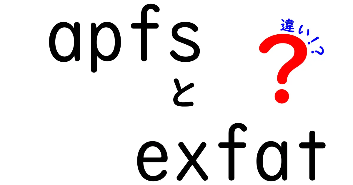 APFSとexFATの違いを徹底解説！スマホ・PC・外付けドライブの選び方を中学生にもわかる言葉で