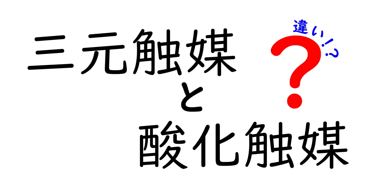 三元触媒と酸化触媒の違いを徹底解説!車の排ガスを減らす秘密の技術とは