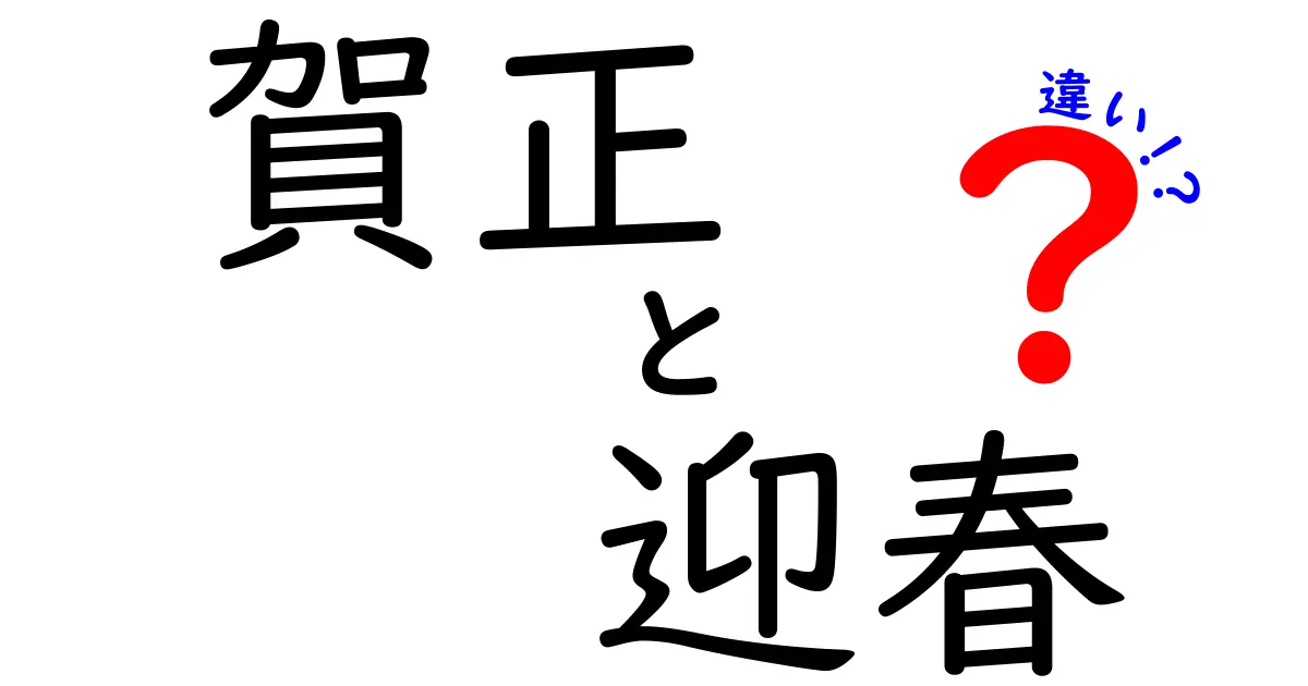 賀正・迎春・違いを徹底解説！新年の挨拶で使い分けるコツと意味